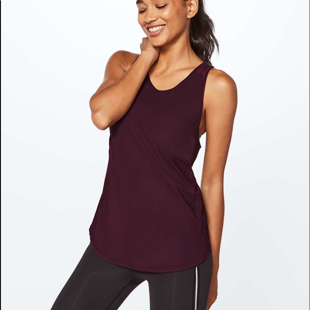 Lululemon Sculpt Tank ll Active Workout In Dark Adobe